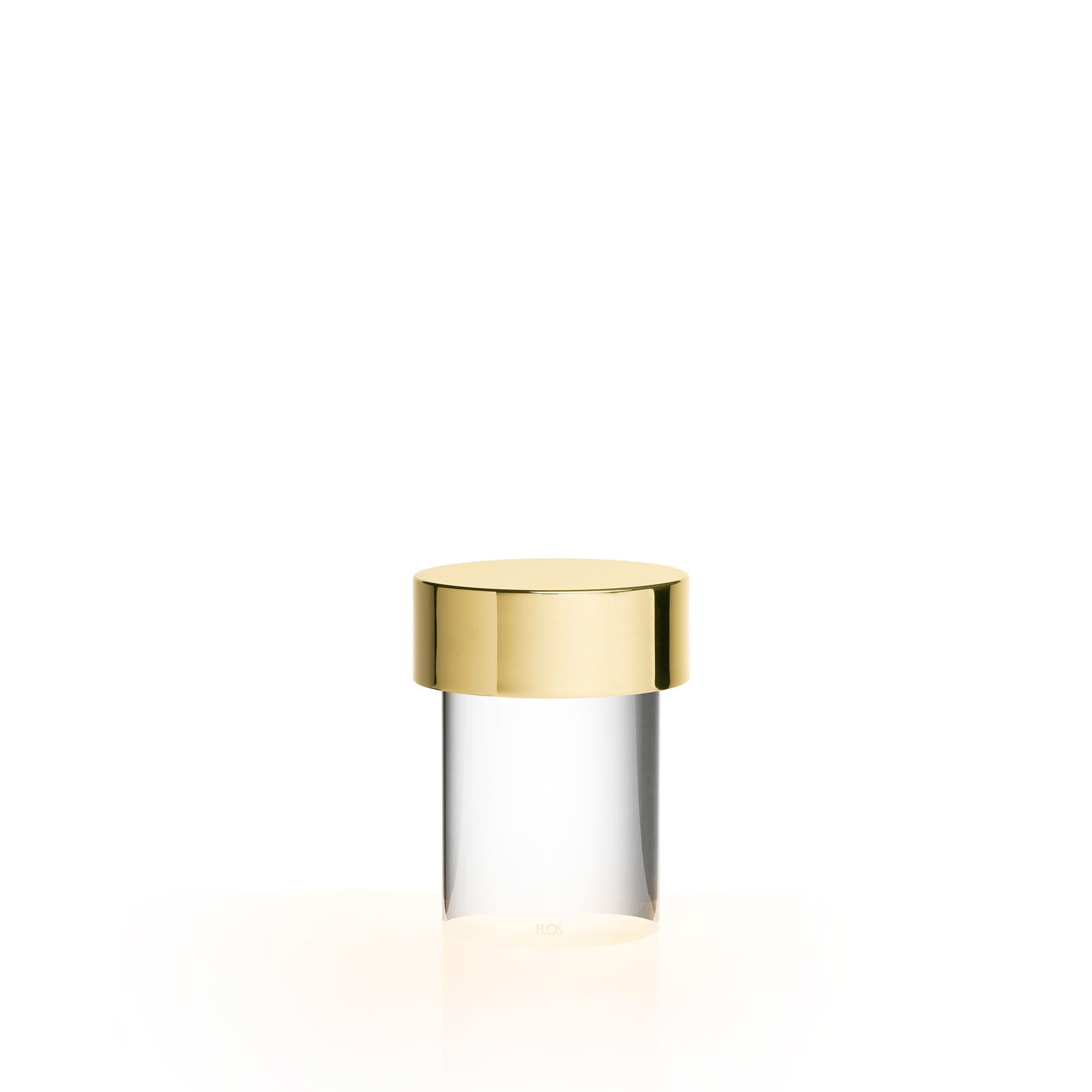 lastorderfclear-messingglaenzend Flos Last Order Akkuleuchte